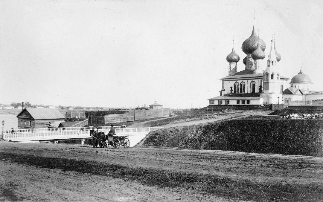 Церковь Петра и Павла на Волге в Ярославле. 1914 г.