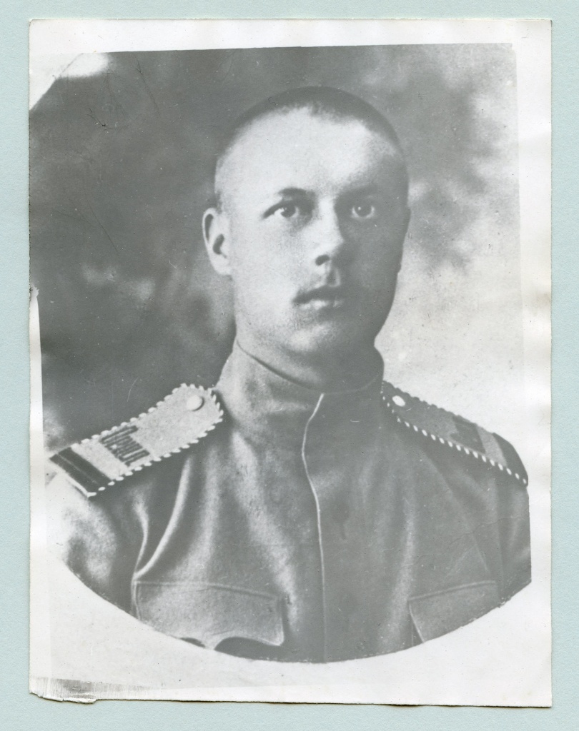 Фотонегатив. Ф.И.Толбухин - младший унтер-офицер 1915 г.